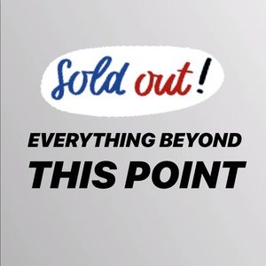 ⚡️SOLD OUT⚡️